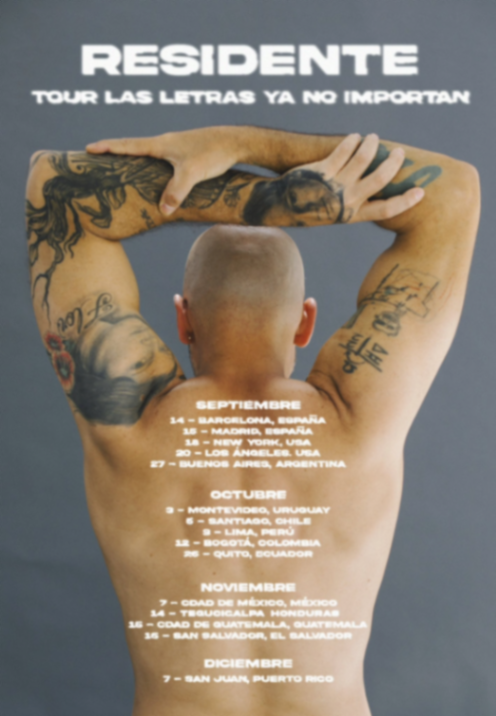 Tour Las Letras Ya No Importan